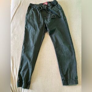 Match Men's Dark Green Drawstring Joggers